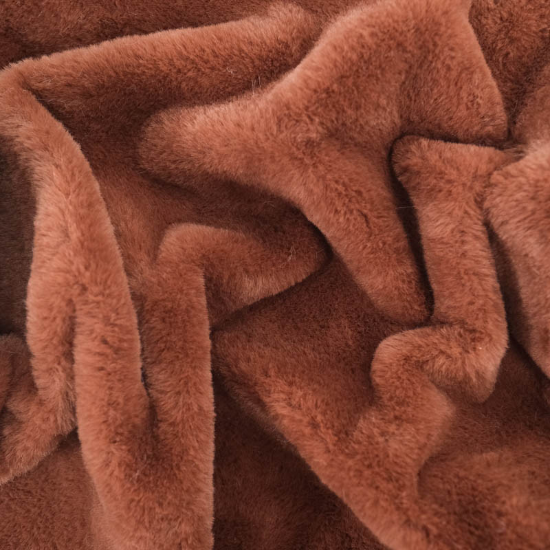 Fausse Fourrure Lapinou Chocolat - Maison Klem